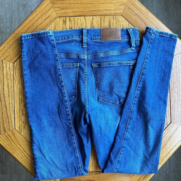 *MADEWELL* Medium Wash 9" Mid Rise Skinny Jeans Size 25 - Picture 6 of 9